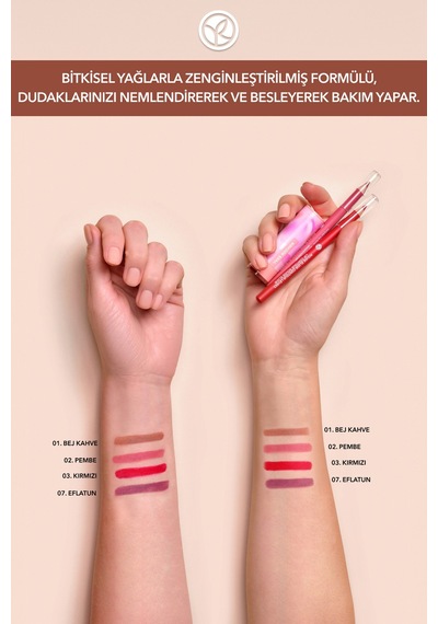 Yves Rocher Tahta Dudak Kalemi-02. Pembe-1.2g-75979 02 Pembe
