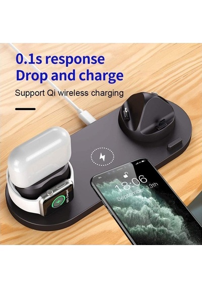 Daytona iOS Iwatch Airpods Apple Uyumlu iPhone Samsung Kablosuz Şarj Standı (487219479)