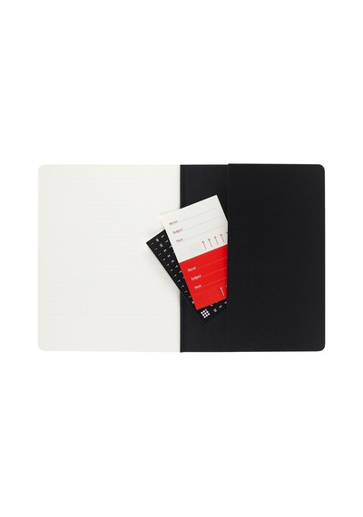 Tr Cahier Ch4stnb Çalışma Defterleri Dersler İçin, Xlarge, 2'li Set, Çizgili, Karton Kapaklı Siyah, Kahverengi K Genel