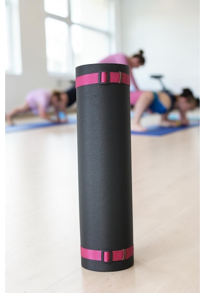 Ayarlanabilir Mat Taşıma Askısı Yoga Pilates Kamp Mat Taşıma Kayışı Pembe Açık Pembe