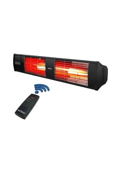 Hottable Supreme Plus 3000 W Su Geçirmez Uzaktan Kumandalı Isı Kademeli Infrared  Dış Ortam Isıtıcı