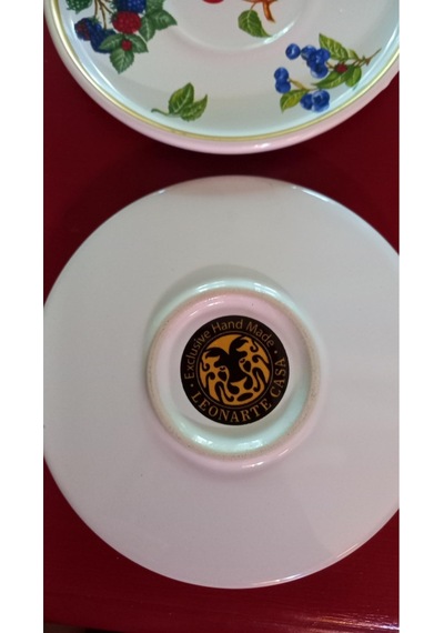Çay Tabağı Seramik 6 Lı Bohemia Çok Renkli