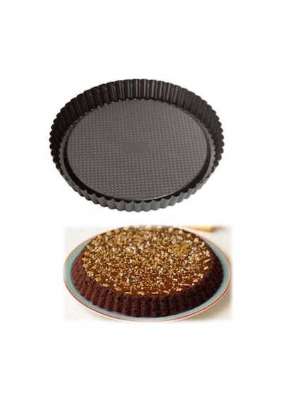 Turta Tart Kalıbı Kek Kalıbı Granit Siyah Diğer