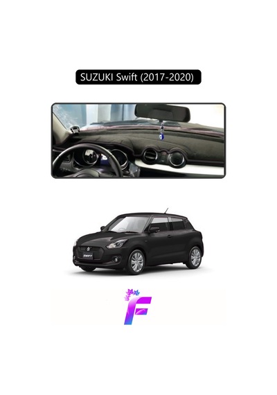 Suzukı Swift 2017-2020 Uyumlu Torpido Örtüsü Yansıma Önleyici Tam Koruma Hızlı Montaj K54