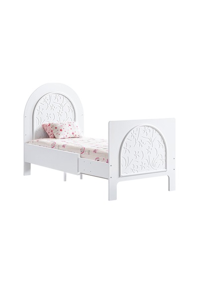 Mdf Beşik, Garden Büyüyen Beşik 90x130 - Garden Karyola 90x190 Beyaz
