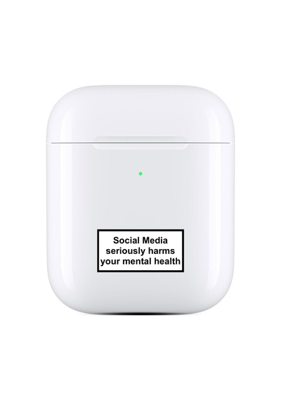 Kulak İçi Kulaklık Uyumlu Kılıf Hd Kapak Desenli Social Media