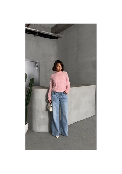 Verymoda Saçaklı Bluz F1851 Pembe