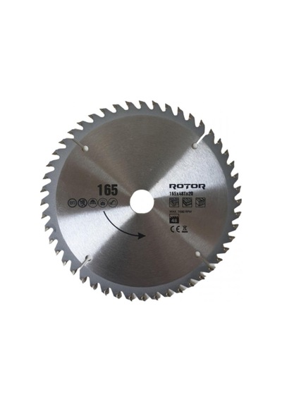Tr Daire Testere Bıçağı 165x20 48t Ağaç Kesme Diski