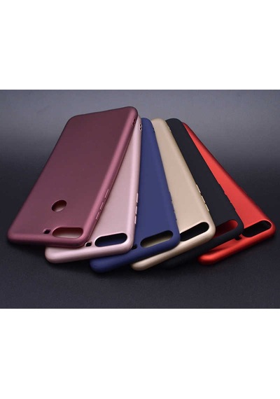 Huawei Y7 2018 Kılıf Zore Premier Silikon Kapak Siyah