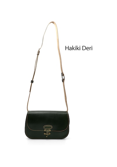 Gönderi R Kadıın Haki Antik Vaketa Hakiki Deri Omuz Ve Postacı Çantası Ddzw765k0631 Haki