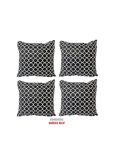 Kırlent Yastık Kılıfı Vip Yastık Kılıfı 4 Adet-43X43 Cm(Karaçatı) (524873400)