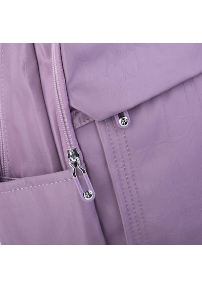 Nas Bag Unisex Büyük Boy Su Geçirmez Çok Gözlü Extra Hafif Sportif Sırt Çantası Mor