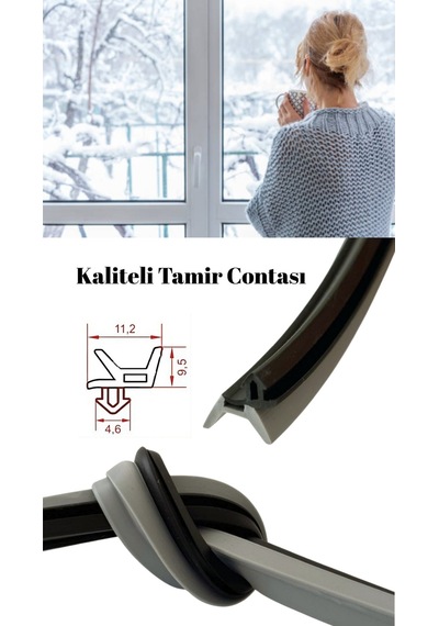 Tamir Contası Pen Kapı Pencere Değiştirme Fitili Kaliteli Hammadde Tam Yalıtım 10 Metre Diğer