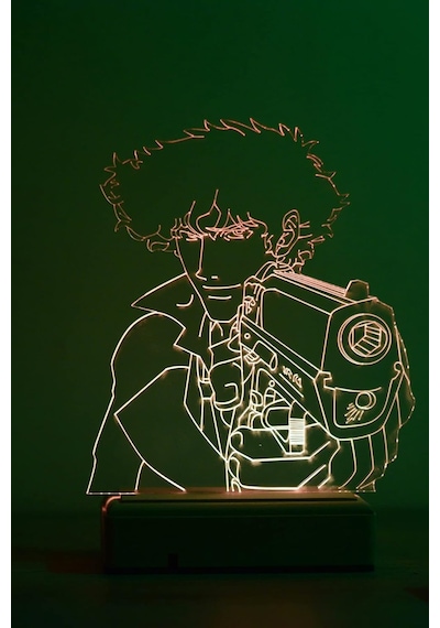 Modiwa Cowboy Bebop 16 Renkli Anime Gece Lambası