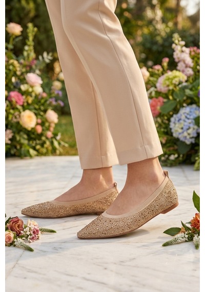 Pierre Cardin Pc-55733 Z Altın Kadın Babet
