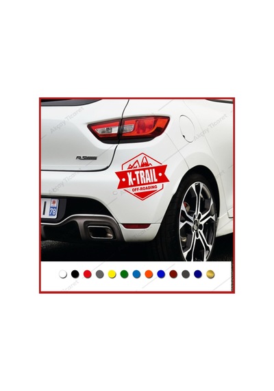 Nissan X-Trail Off Road Sticker,Off Road Arma Sticker 4X4 Pusula (531150603)