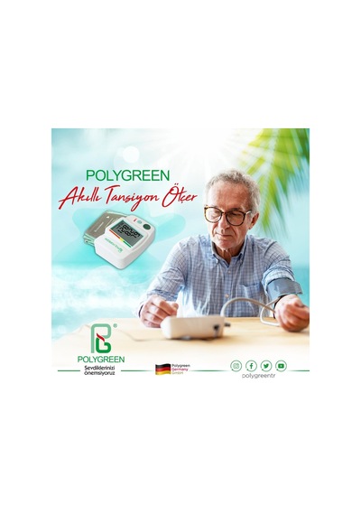 Polygreen KP-6860 Akıllı Üst Koldan Ölçer Tansiyon Aleti