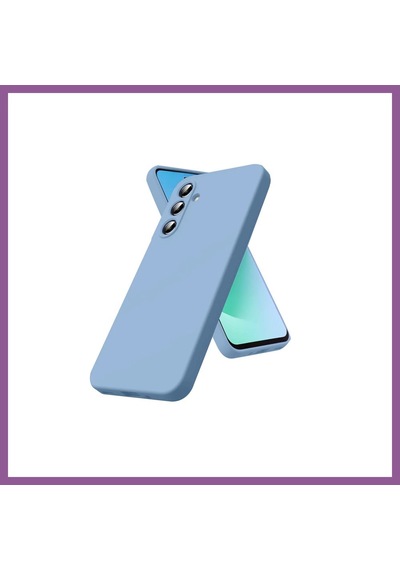 Bezos Samsung Galaxy S25 Fe Uyumlu First Silikon - Mavi Rengaren