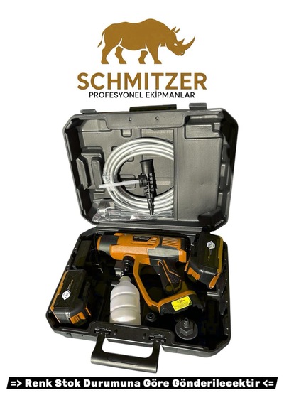Schmıtzer Sch-2002t Pro 21v Brushless Motor Yüksek Basınçlı Şarjlı Oto Araba Yıkama Makinesi 3 Kademe Dijital Göstergeli 30