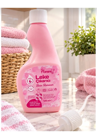 Homm Life Pembe Şişe Leke Çıkarıcı Sprey