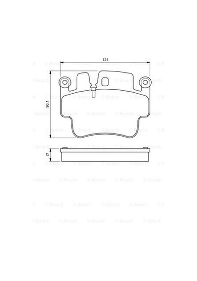 Porsche 911 3.4 1998-2001 Bosch Arka Balata
