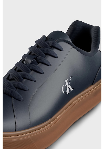 Calvin Klein Deri Logolu Sneaker Ayakkabı Ym0ym014350zv Erkek Ayakkabı Ym0ym01435 0zv Lacivert-kahve Calvin Klein Deri Logolu Sneaker Ayakkabı Ym0ym014350zv Erkek Ayakkabı Ym0ym01435 0zv Lacivert-kahve