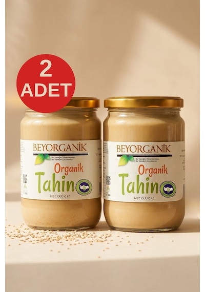 Organik Tahin 600gr 2'li Salmonella Ve Pestisit Analizli
