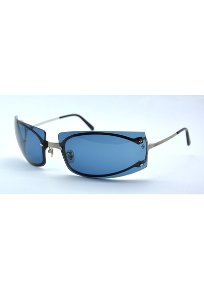 Cartier F Os Nc Blue Sılver Mavi Gümüş Çerçevesiz Unısex Güneş Gözlüğü