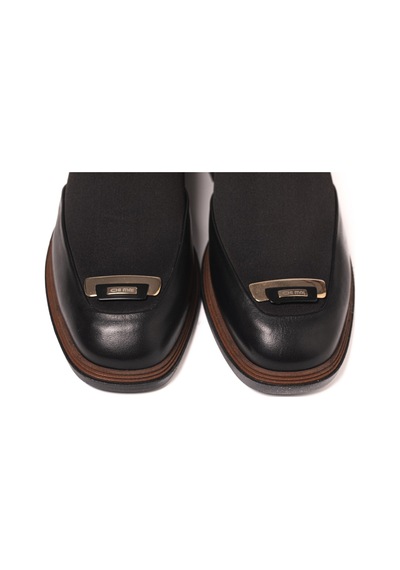 Black Scuba Stretch Black C936 Babet Kadın 1582 08 Chiara Bellini Analin Scuba Strecth Leather Fab
