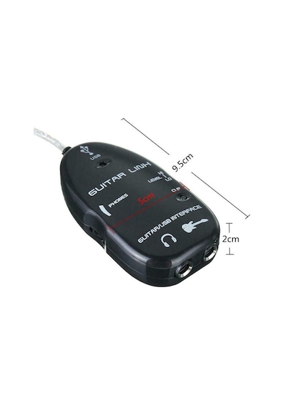 Alfais 4672 Usb Gitar Guitar Link Kablosu Çevirici Dönüştürücü
