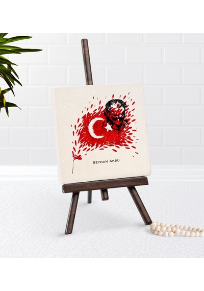 Kişiye Özel Atatürk Temalı Şovaleli Doğal Taş-3