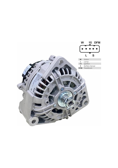24v Alternatör Dinamo 100 A 5 Fiş Soketli W-l-15-s-dfm Mercedes Axor/varıo/actros 2003