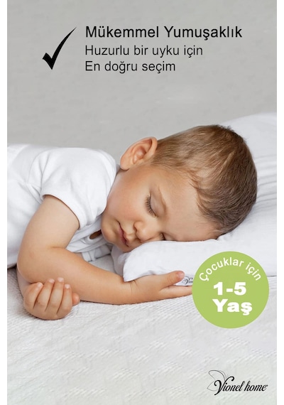 Vionel Home Antialerjik Bebek Yastık Boncuk Silikon Pamuklu Kılıf  200 G