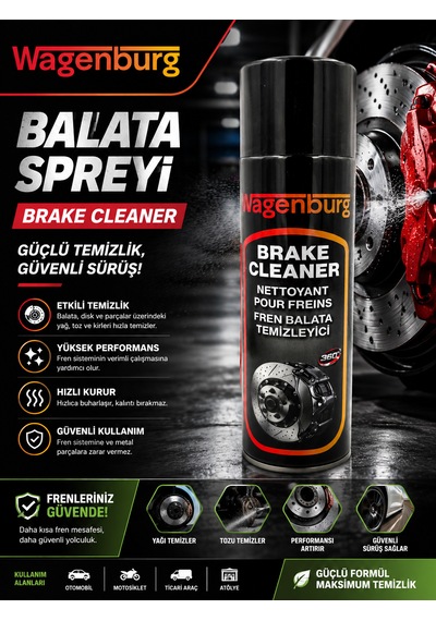 Wagenburg Fren Balata Temizleyici Sprey 500 Ml