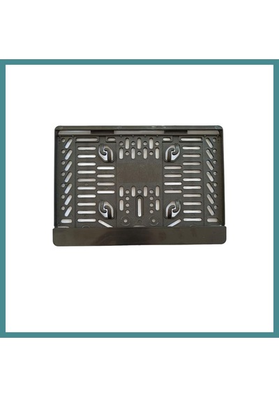 Trendexa Çıtalı Kare Plastik Plakalık Motosiklet Plaka Altlığı 25x16cm Mac