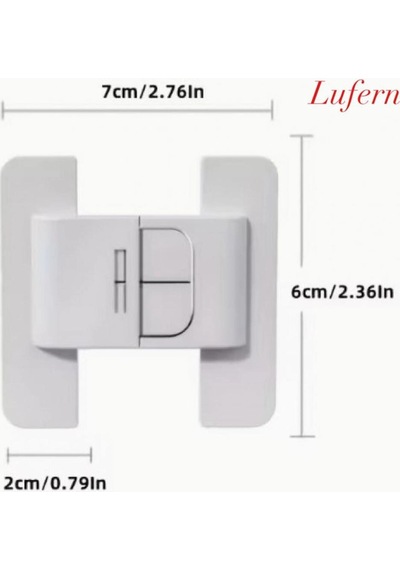 Dayanıklı 4 Adet Buzdolabı Çekmece Dolap Kapağı Çocuk Kilidi Buzdolabı Gardırop Güçlü Yapışkan Çok Renkli