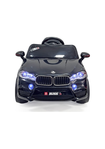 Blade Gt 12v Uzaktan Kumandalı Bluetooth Ve Usb Destekli Led Farlı Emniyet Kemerli Çocuk Akülü Araba Siyah