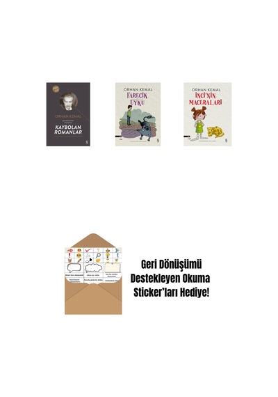 Kaybolan Romanlar + Farecik Uyku + İnci'nin Maceraları + Okuma Sticker'ları