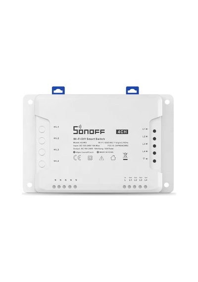 Sonoff 4ch R3 4 Kanallı Wifi Akıllı Ev Rölesi 10a Google Home & Alexa Uyumlu