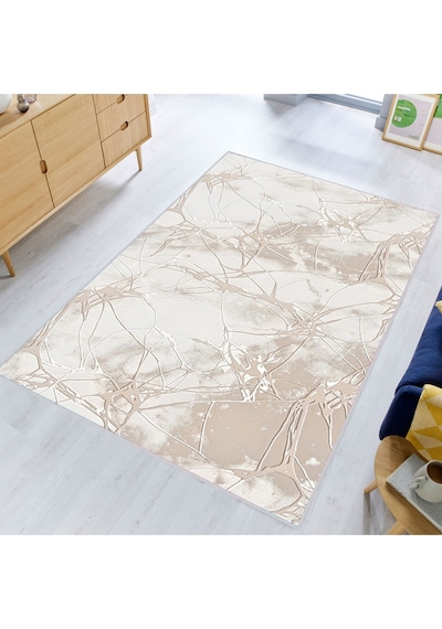 Rovigo Home Dijital Baskı Yıkanabilir Kaymaz Taban Salon Halısı RVG0363 Çok Renkli