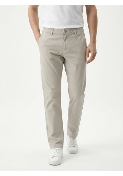 Regular Fit Erkek Pantolon Taş