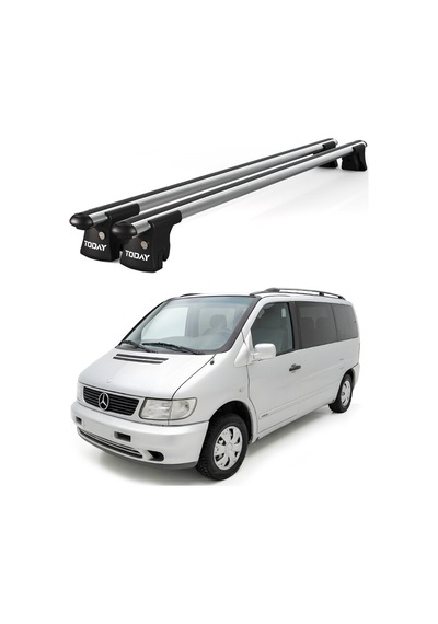 Trio-ı Mercedes-benz Vito 1997-2003 Uyumlu Kilitli Ara Atkı 135cm Port Bagaj Tavan Barı