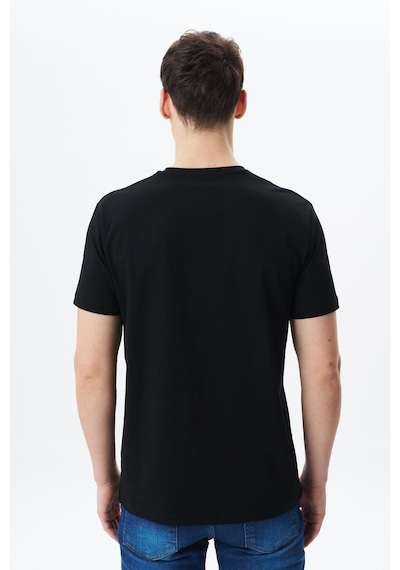 AR-MA Arma Erkek Regular Fit Baskılı Süprem Bisiklet Yaka Tişört Y29344453702 Siyah