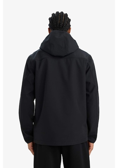 Defacto Rüzgar Geçirmez Su İtici Softshell Yağmurluk A2122AX23WN Siyah