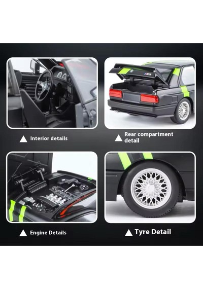 Scowetto 1988 Bmw 3 Serıes M3 White E30 Bmw M3 Warsteıner Diecast Araba Bmw E30 Model Koleksiyonluk Araba