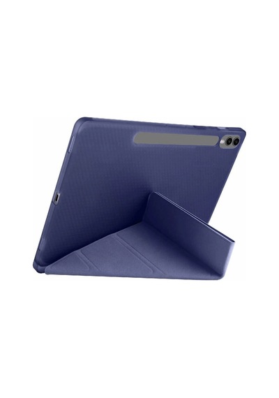 Samsung Galaxy X510 Tab S9 Fe 11 Kılıf Kalemlikli Mars Tablet Kılıfı - Lacivert Klasik