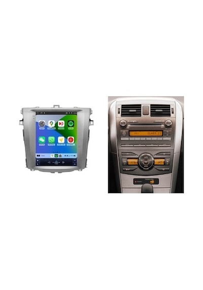 Aln Toyota Corolla Tesla 2007/2011 8gb Ram 128gb Hafıza Carplay Android Multimedya 12"
