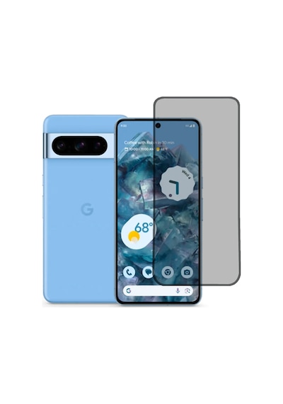 Google Pixel 8 Pro Tam Kaplayan Çerçeveli Mat Cam Koruma - Al3124