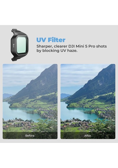 Djı Mini 5 Pro İçin Uv Filtresi - Lens Koruması Ve Uv Önizleme