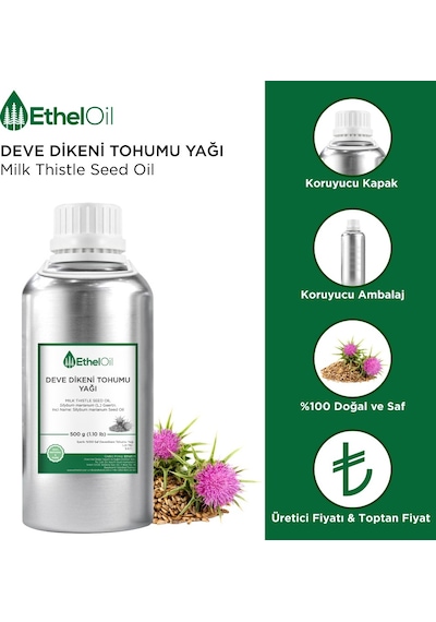 Etheloil Deve Dikeni Tohumu Yağı 500 G